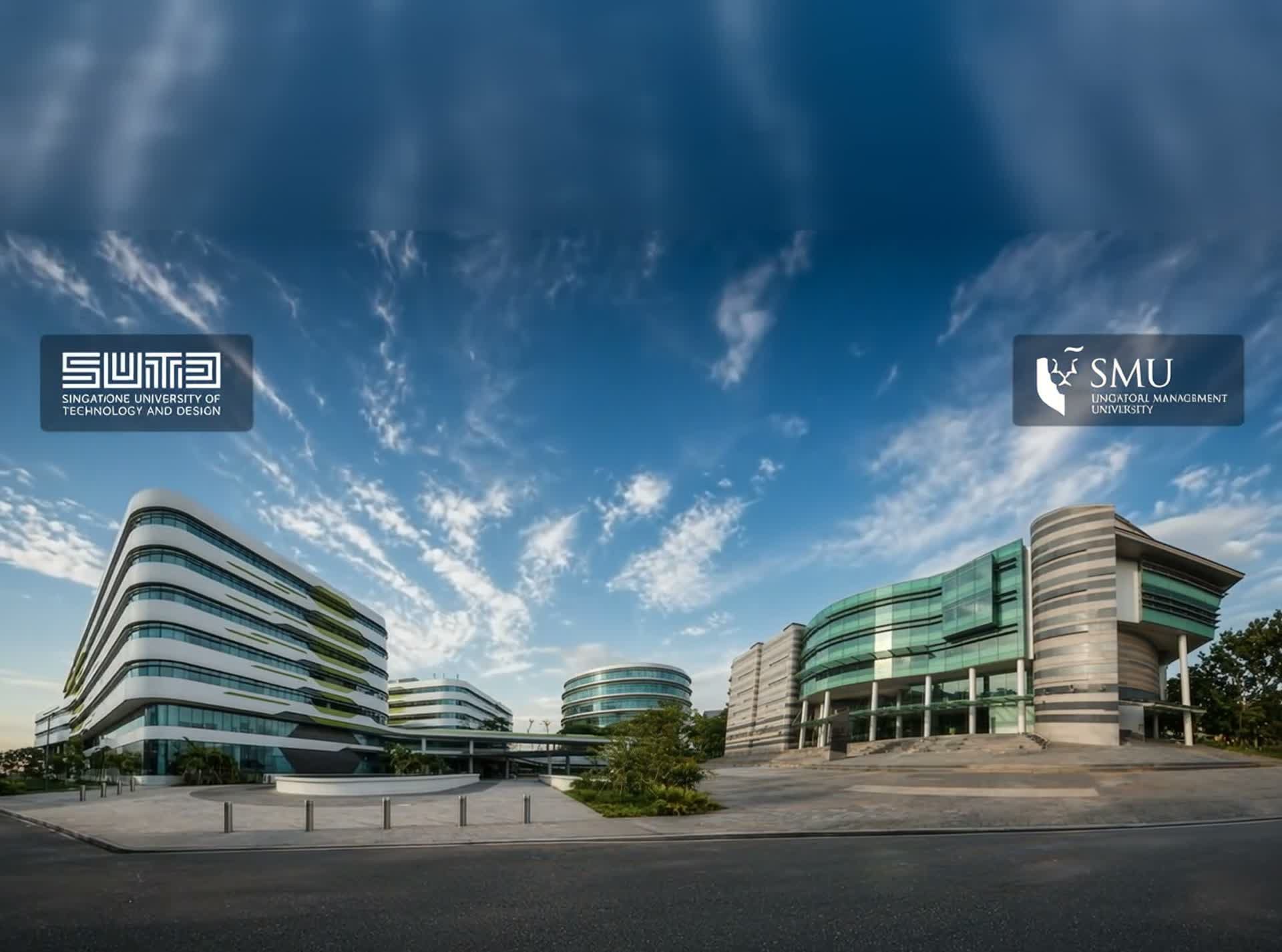 SUTD and SMU campuses in Singapore